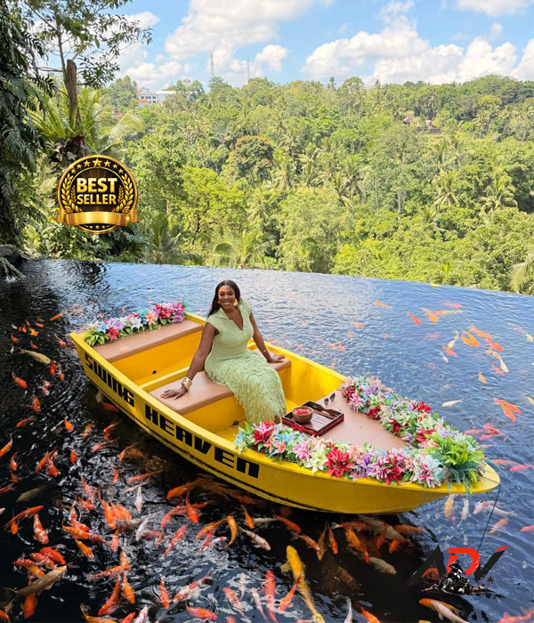 Swing Heaven and Fish Pond tour in Ubud