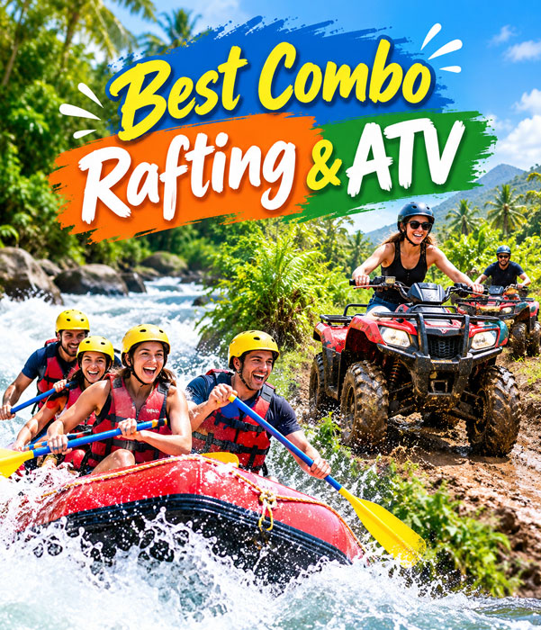 Rafting + ATV Combo tour in Ayung River & Ubud