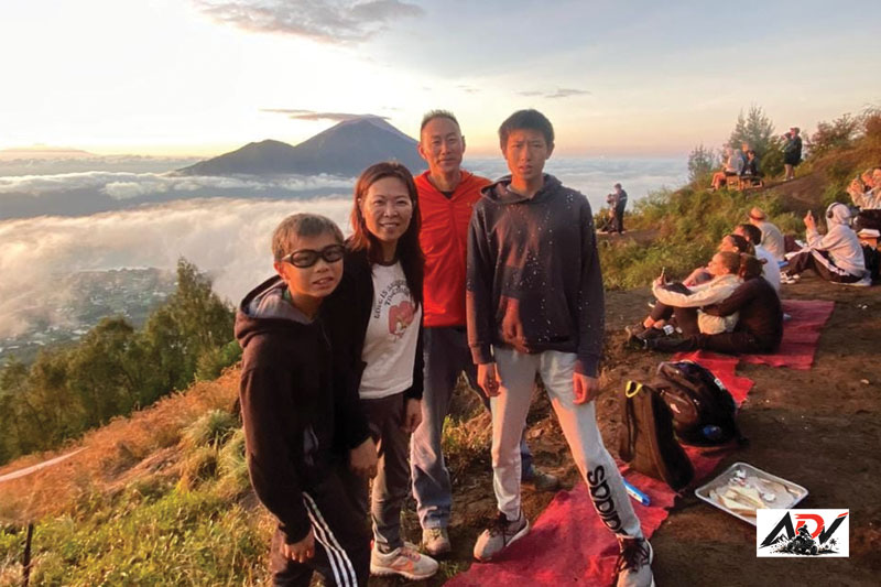 Mount Batur jeep sunrise reflection